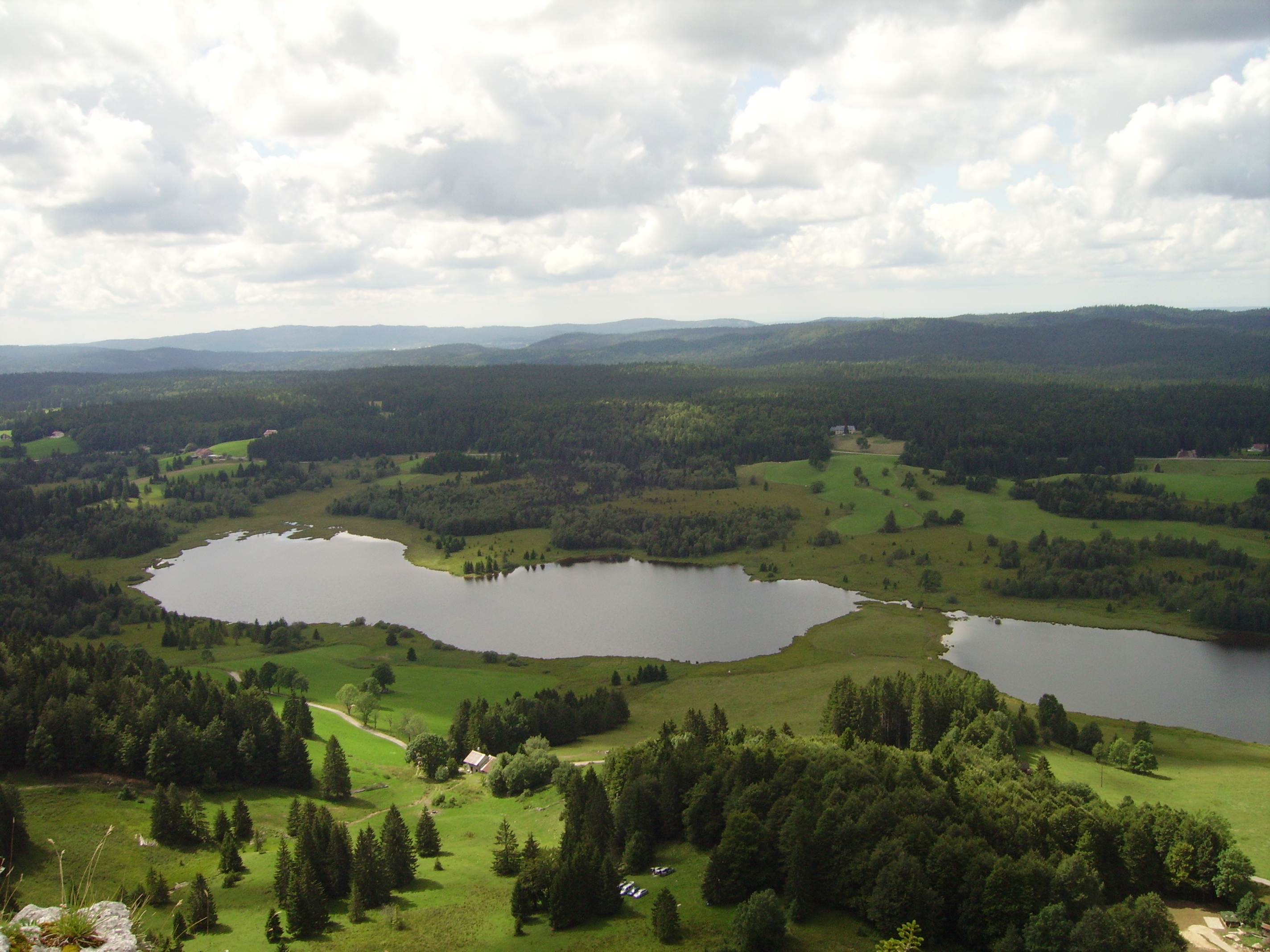 lac des Mortes vers Bellefontaine et Chapelle des Bois